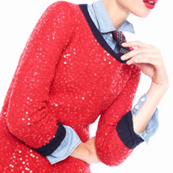 J. Crew sequin sweater - Picture 2 of 8